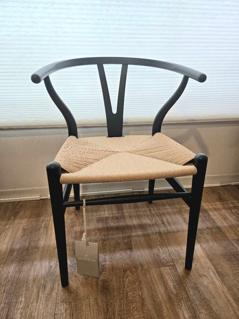 【美品】Yチェア CH24 カールハンセン ビーチ材ブラック 北欧家具