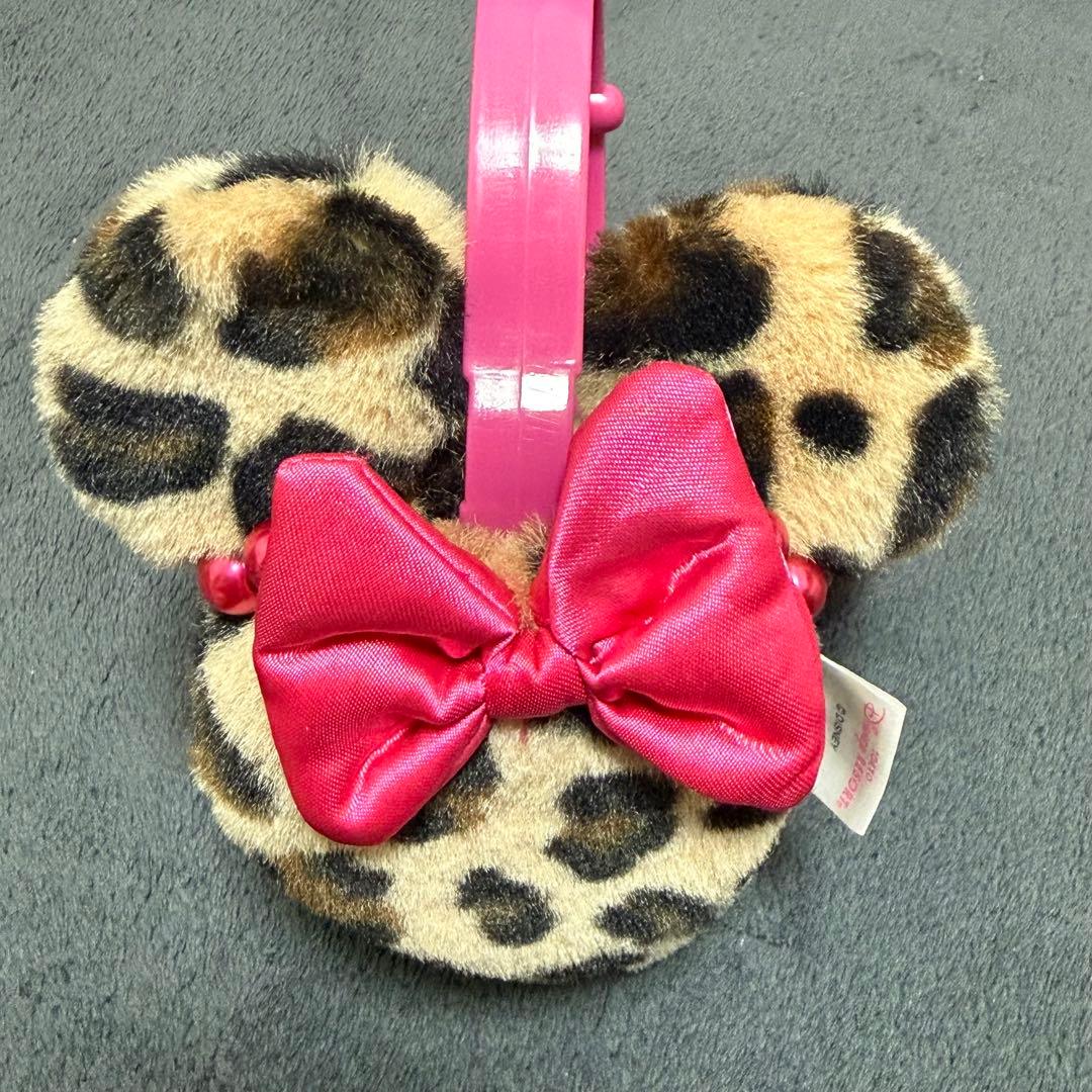 ディズニー イヤーマフ ヒョウ柄 ミニーちゃん 耳あて
