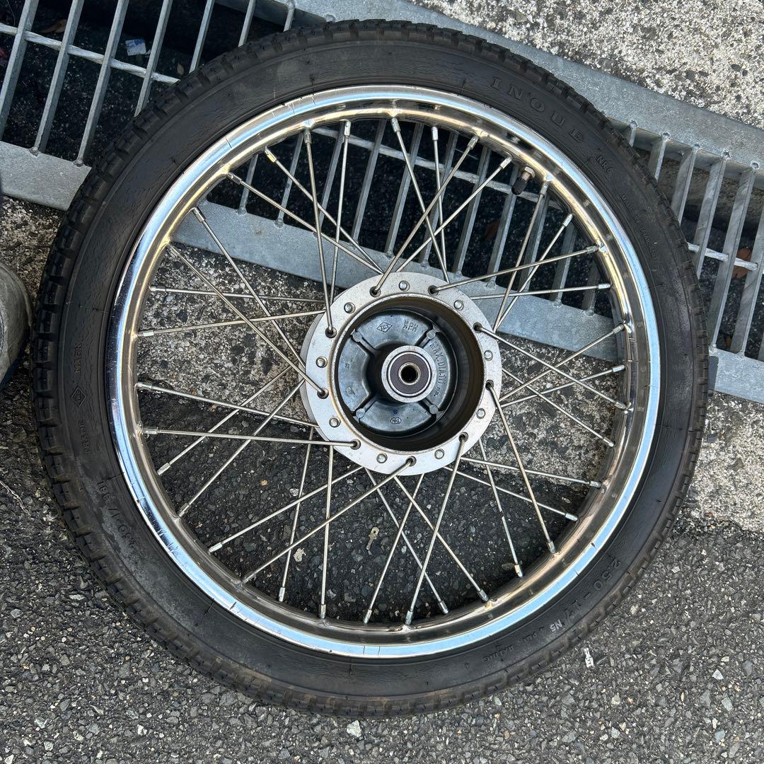 スーパーカブja07でかドラムホイル