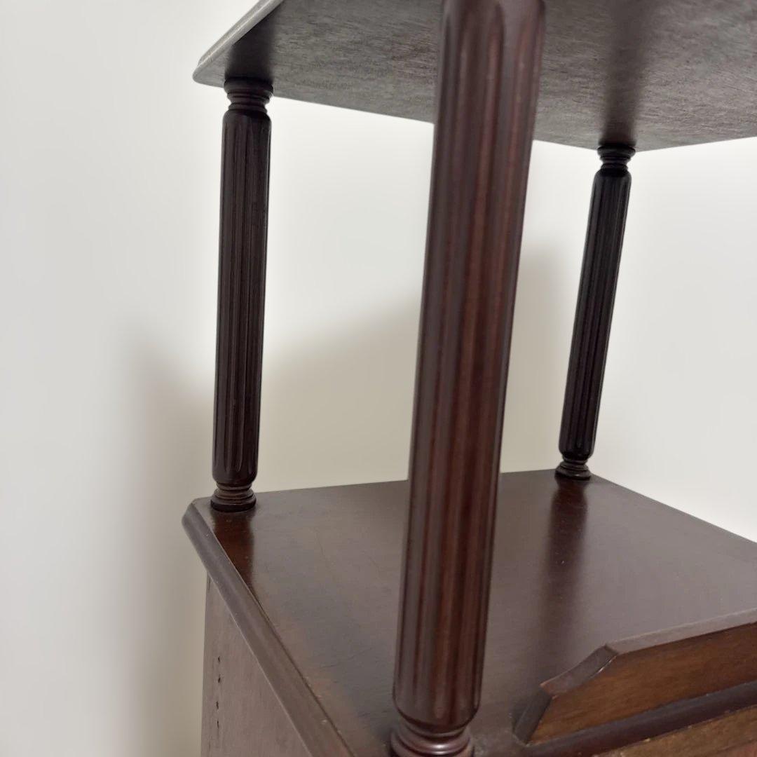 AYANO CRAFT 綾野製作所 木製 キャビネット 電話台 レトロ