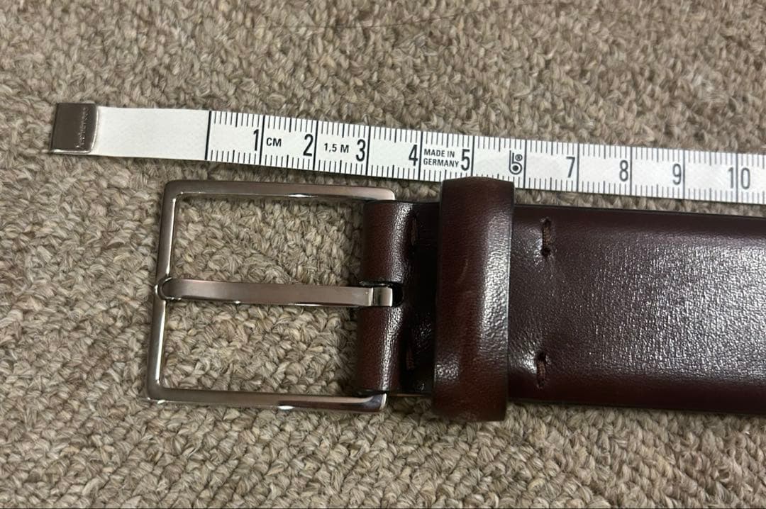 未使用品　Loro piana ロロピアーナ　メンズ　レザー ベルト 95/38