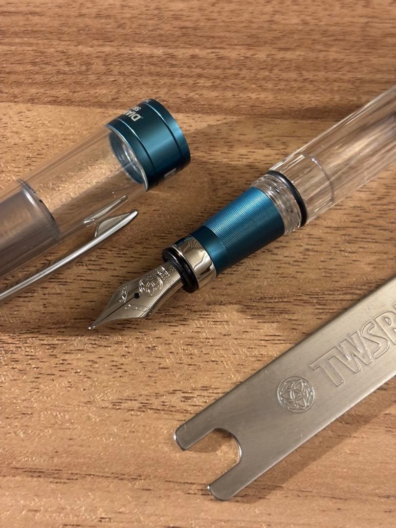 【専用工具付】TWSBI ダイヤモンド 580 ALR プルシアンブルー 字幅M