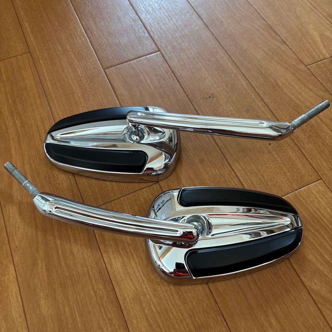 スリップストリームミラー　ハーレーダビッドソン　純正オプション　車検対応