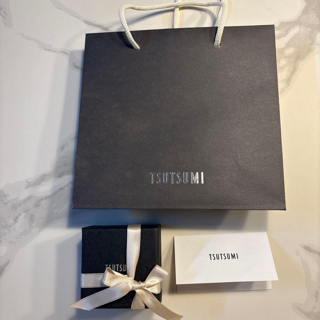 新品未使用品TSUTSUMI K10ピンクゴールドダイヤモンドピアス