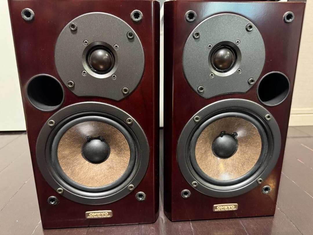 ONKYO D-102EXG スピーカー ペア ウッド ブックシェルフ型