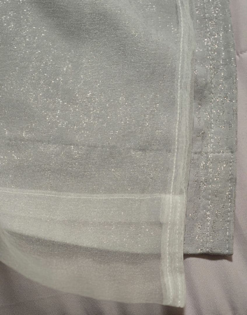 Francfranc　ダブルカーテン　1350×1000 ２枚セット　グレー