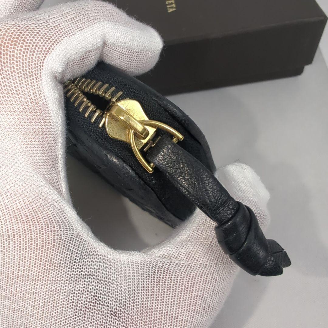 【美品】BOTTEGA VENETA イントレチャート 長財布 ジップ ジッピー