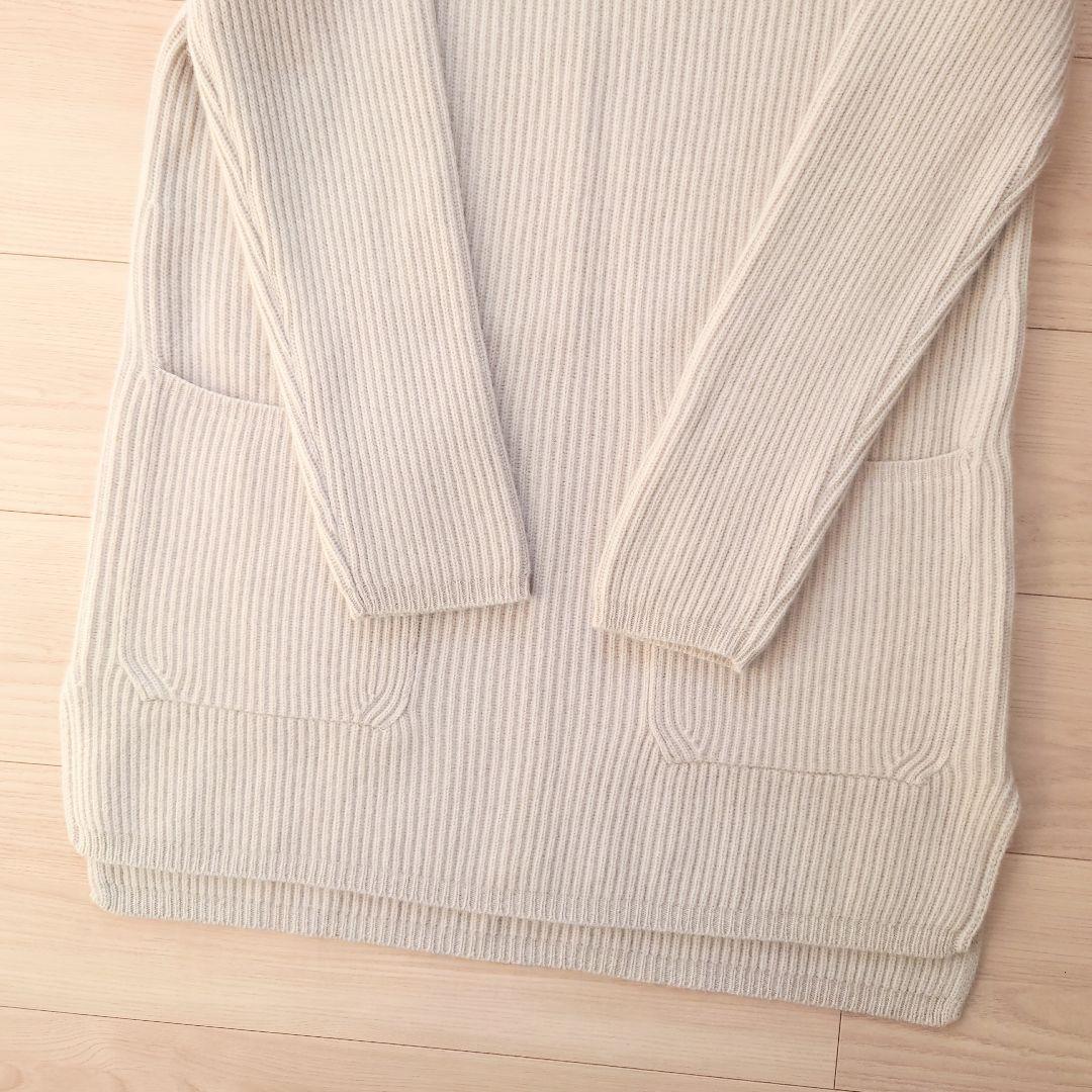 【未使用】'S Max Mara　ヴァージンウールカシミヤニット　グレージュ