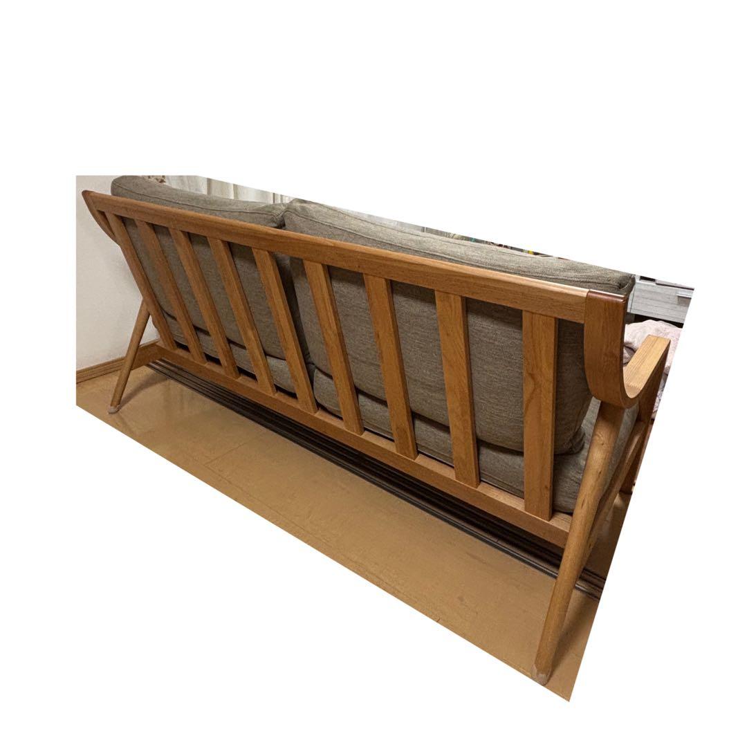 【期間限定】ニトリ　グレー　3人掛けソファ　アルナスKD