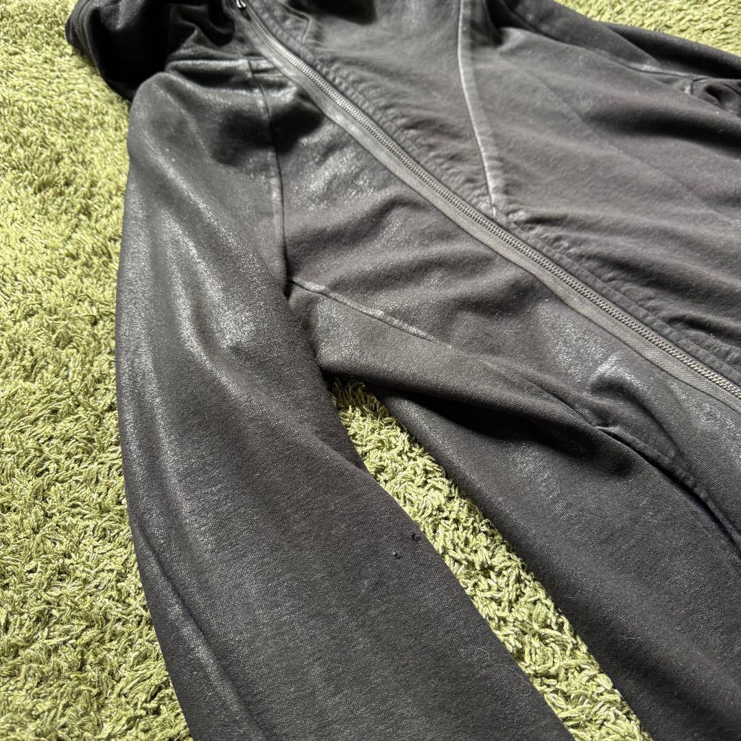 【ユリウスJULIUS APCLPSジオメトリックコーティングパーカーサイズ1】