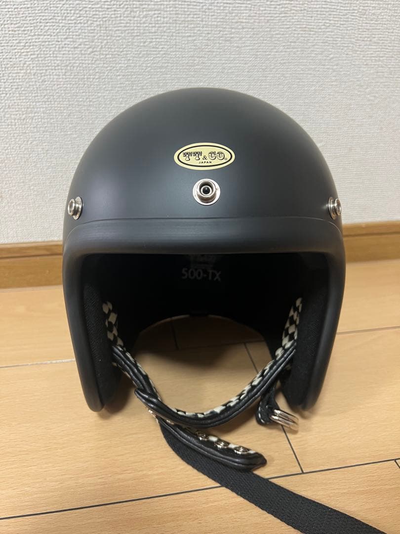 tt&co. 500TX 本革Wストラップ マットブラック XXL