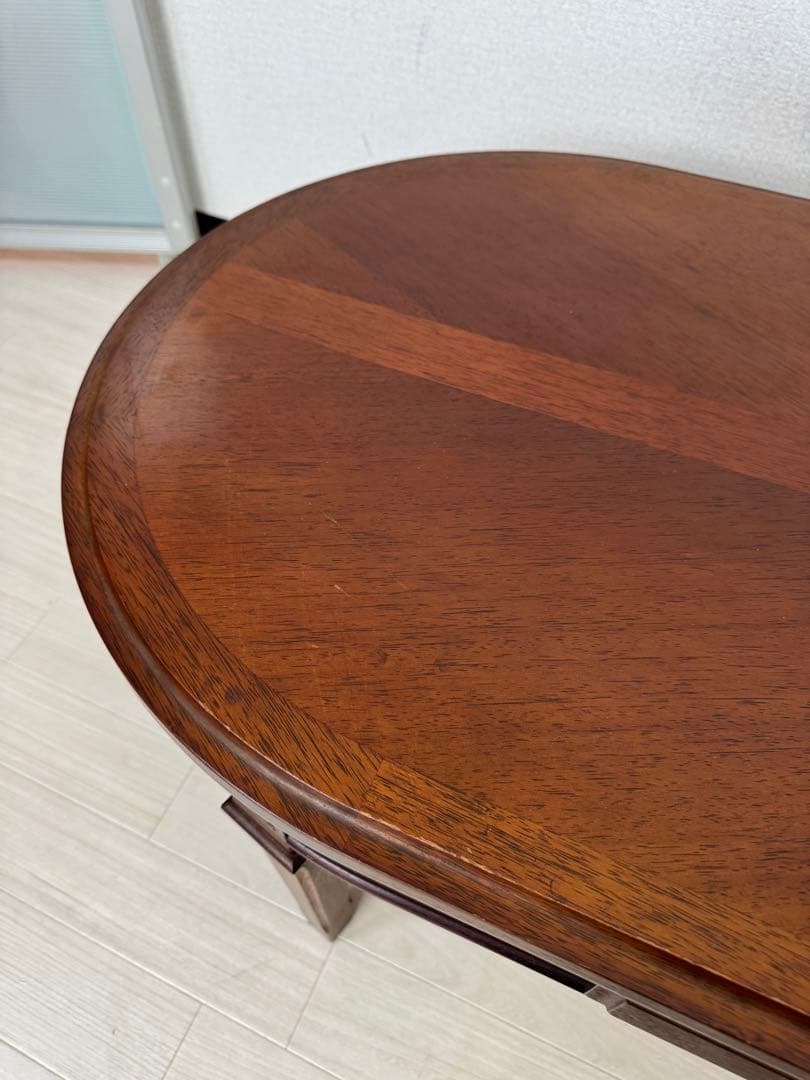 マルニ木工 maruniセンターテーブル 楕円形 引き出し付き