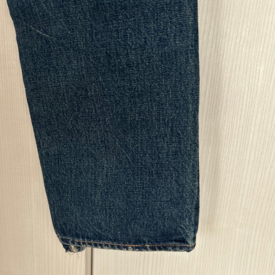 未使用　チマラ　ダメージデニム　ストレート　ヴィンテージミディアム