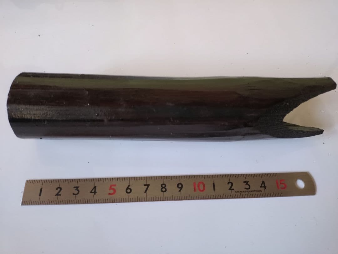 4 ナタ篭　なた　茶道具 篭 籠 掛花入 竹明斎　共箱