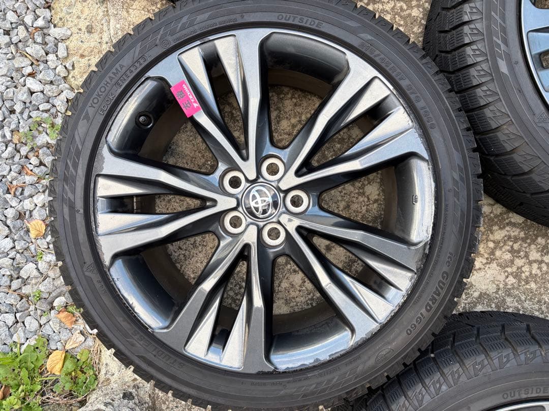 スタッドレス YOKOHAM ICE GUARD 215/45/17 バリ山