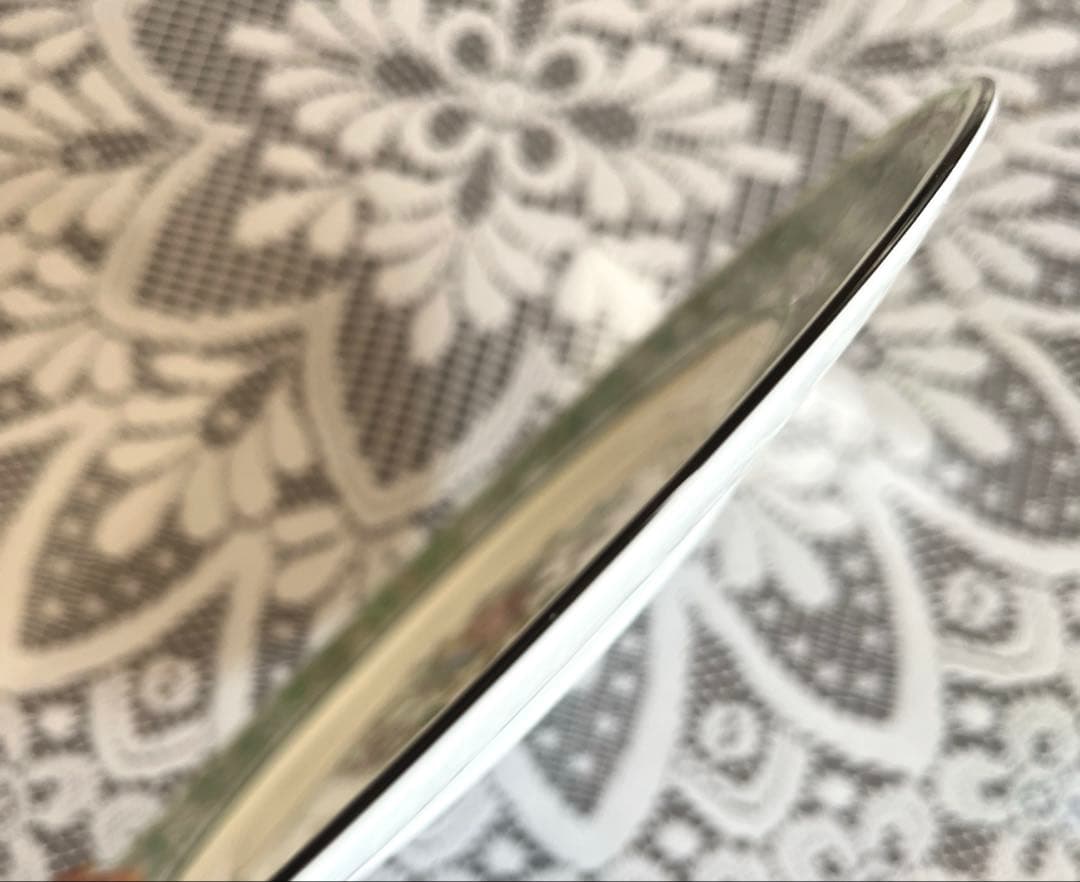 ★ウェッジウッド★ フロレンティーングリーン 22.5cm皿未使用品 S198