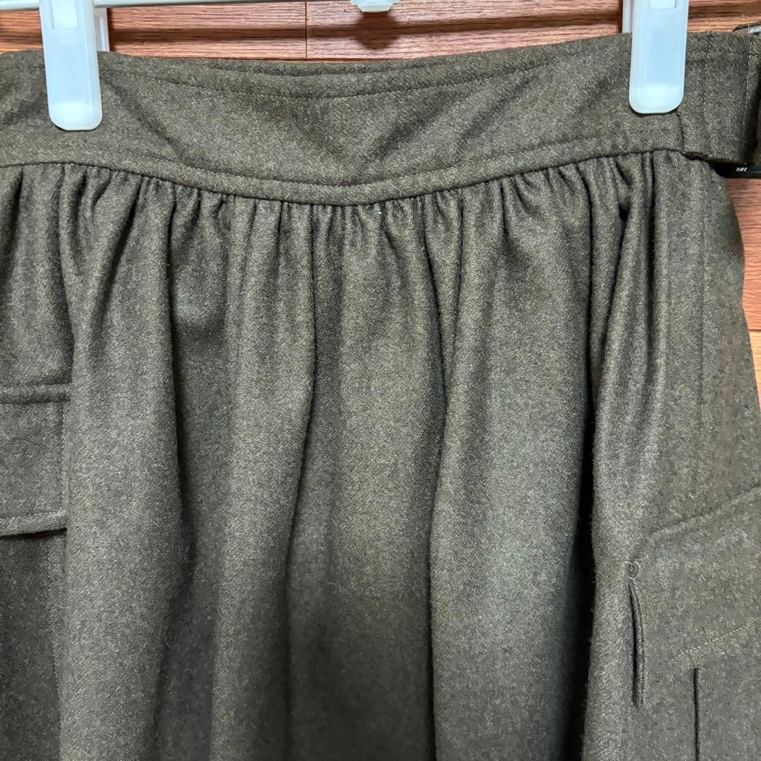 COMME des GARCONS カーゴポケット ラップスカート　Sサイズ