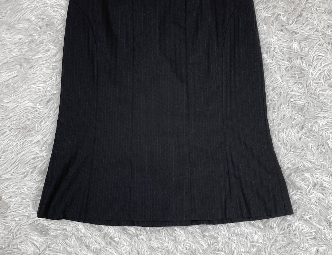 極美品　BOSCH スーツ3点セット　ウォッシャブル　ストライプ　S