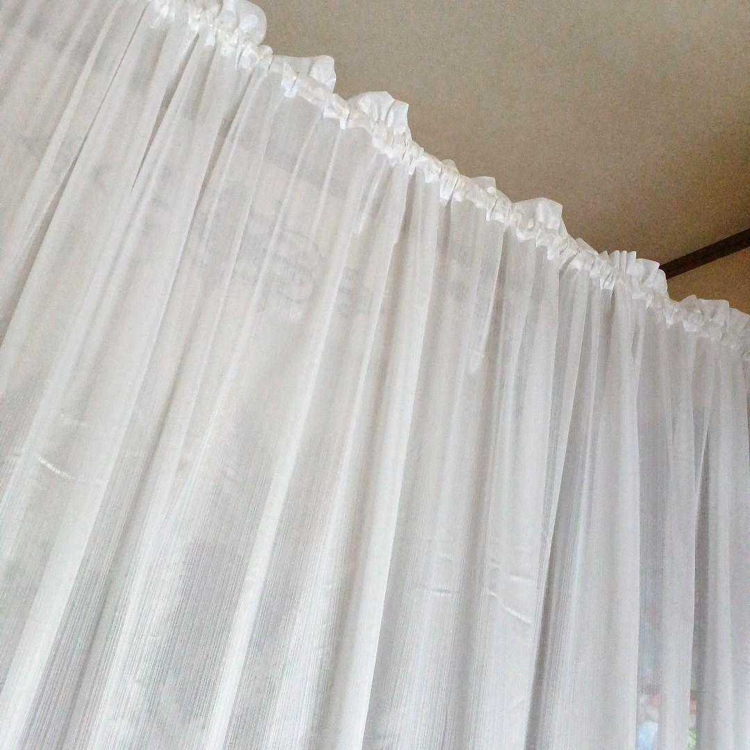 【ミラーレーススタイルカーテン】ハンドメイド