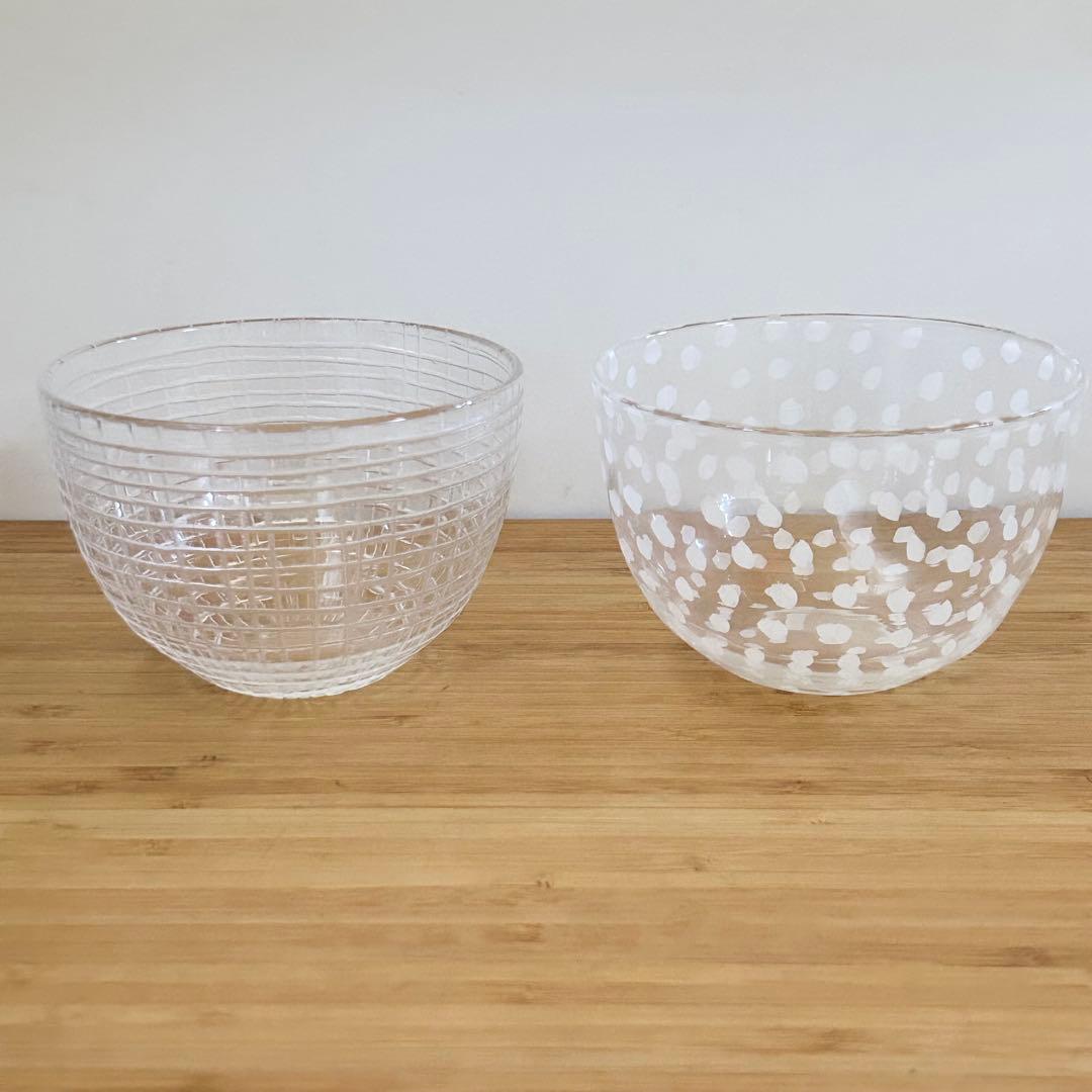 辻和美さん　テンテン＆ミゾレ　鉢　ボウル　2点セット