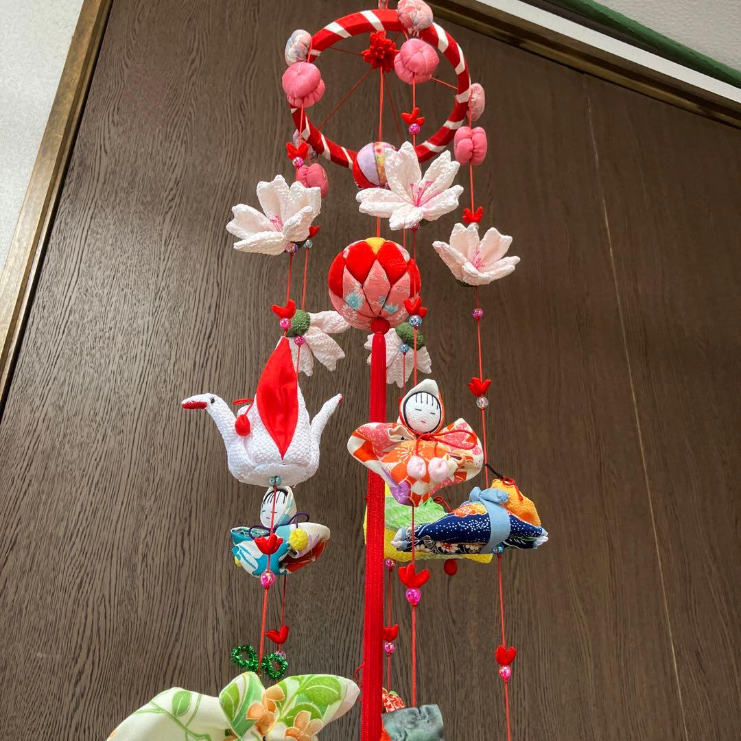 新作　105 さげもん吊るし飾り　初節句吊るし雛