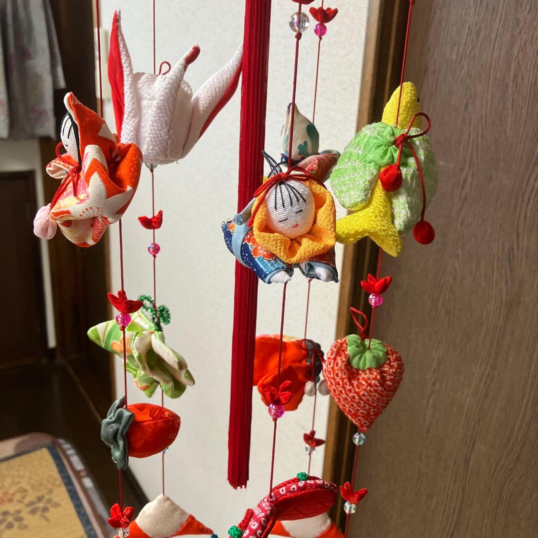 新作　105 さげもん吊るし飾り　初節句吊るし雛