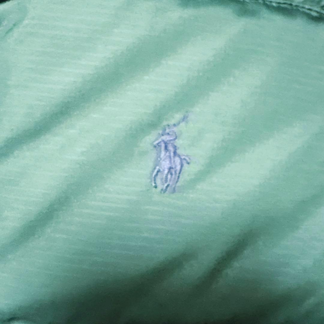 美品　ポロ　ラルフローレン　ダウンベスト　リバーシブル　ポニー　刺繍　人気　L