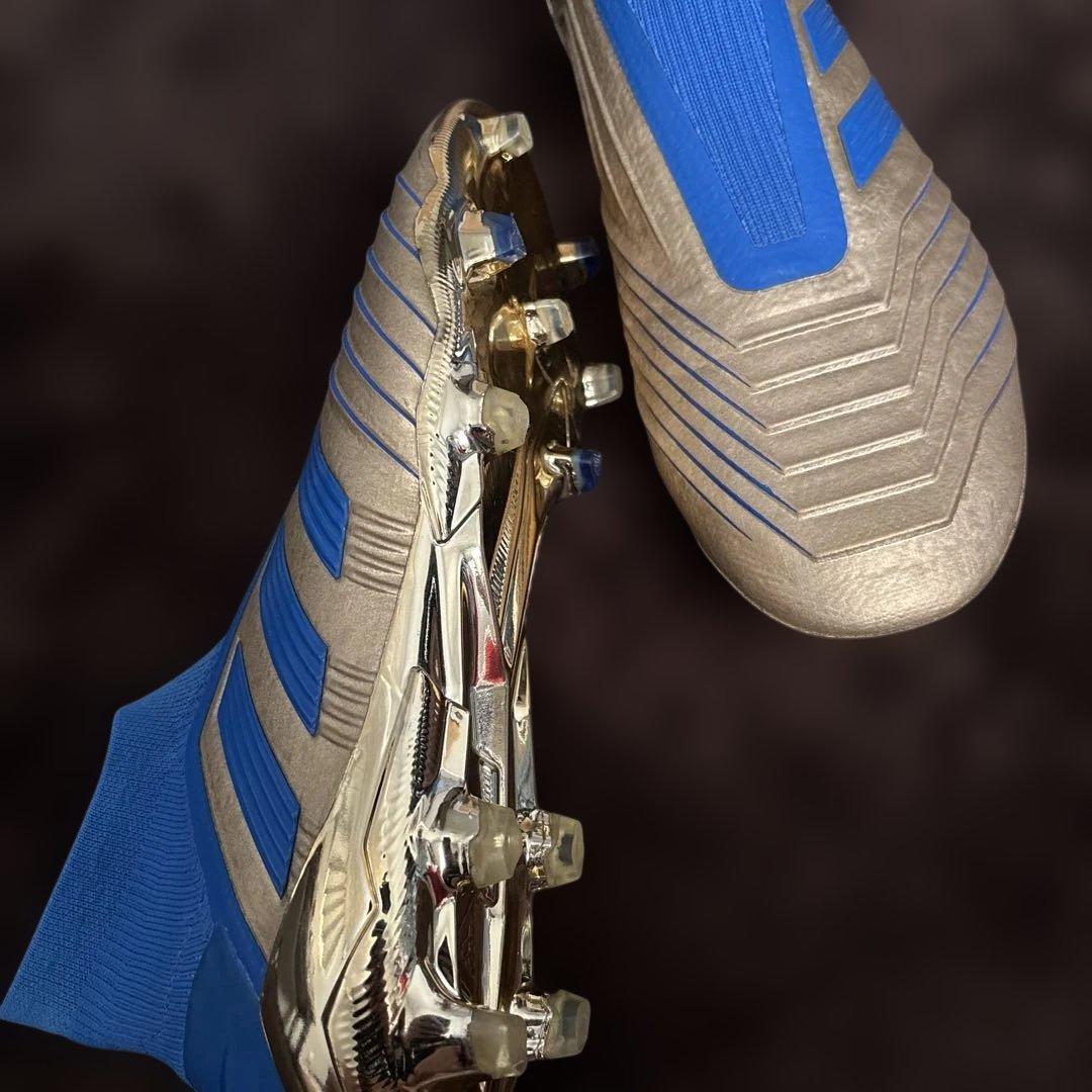 adidas Predator ゴールド/ブルー シューズ26.5
