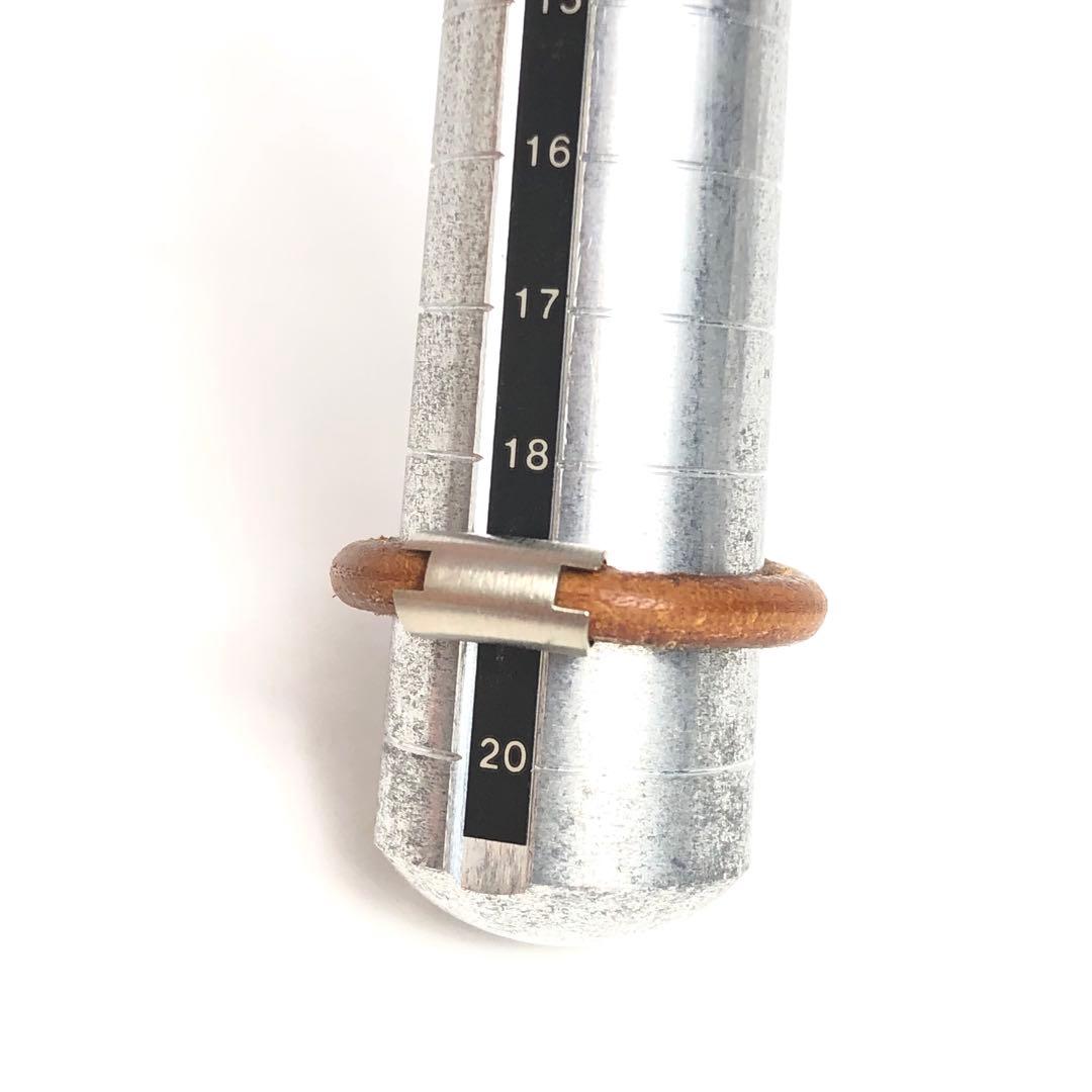 HERMES エルメス バングル リング 2点セット イオタ レザー H金具