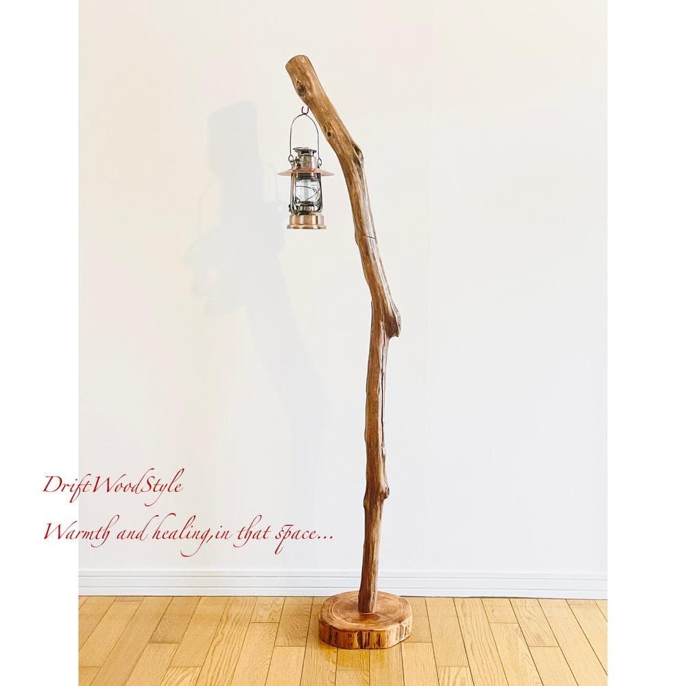 大サイズの天然流木のランプスタンド 置物 北欧 照明 ランタン N3