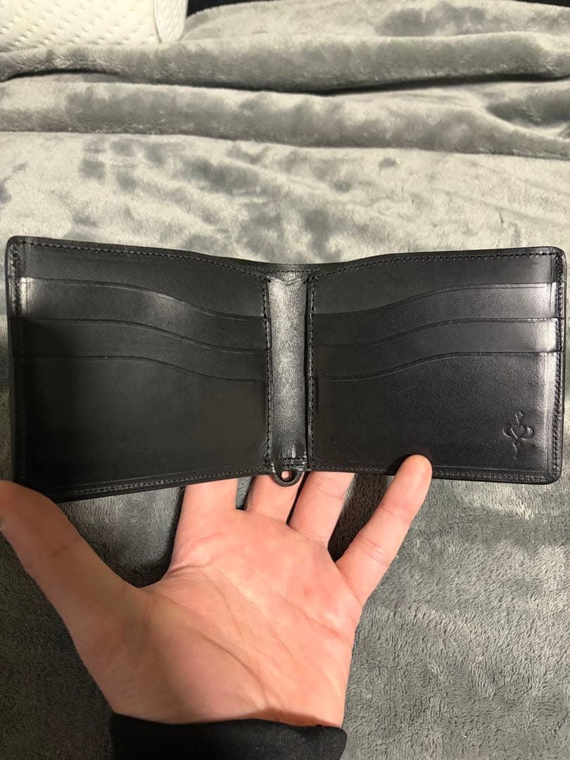 Celt&Cobra パイソンレザー 二つ折り財布 ブラック