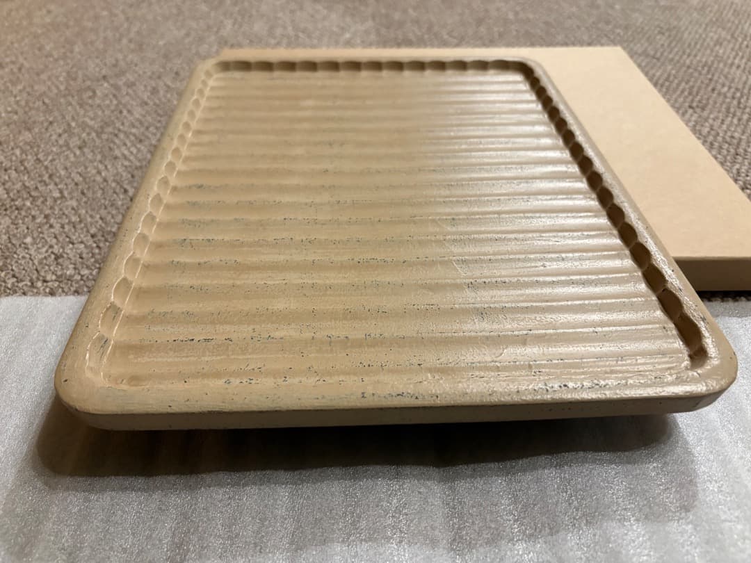 赤木明登 刳目盆・大／白漆