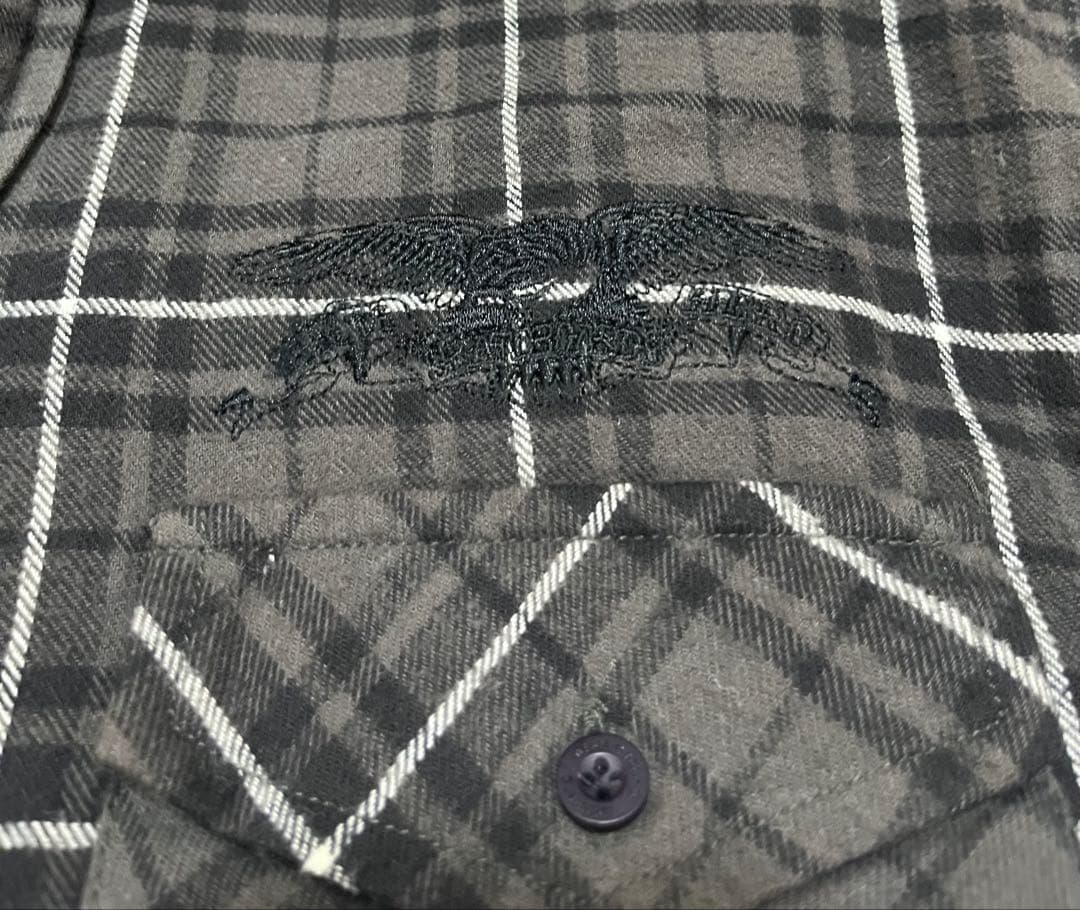 90s ANTI HERO ネルシャツ 旧タグ　チェック　キルティング　XL