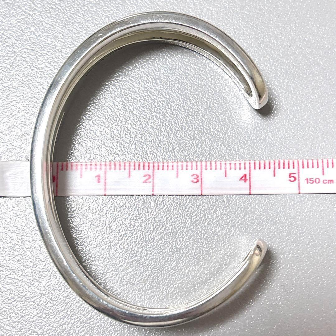 【美品】ティファニー ダイアゴナル バングル ブレスレット シルバー925