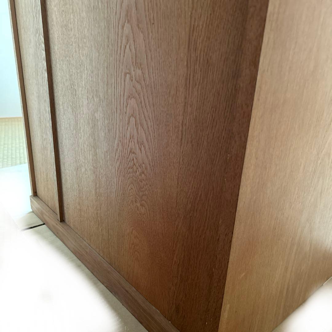 ①ドレッサー本体 ナラ　ナチュラル (※②一面鏡は別売り)日本製　椅子無し