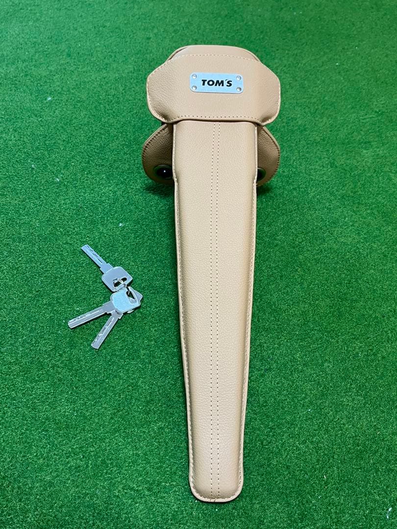 TOM'S トムス ステアリングロック ベージュ