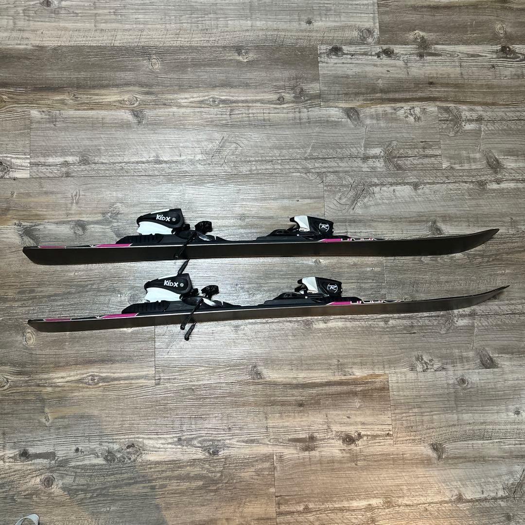 スキーセット　板100cm・ブーツ20cm・ストック90cm キッズ、ジュニア