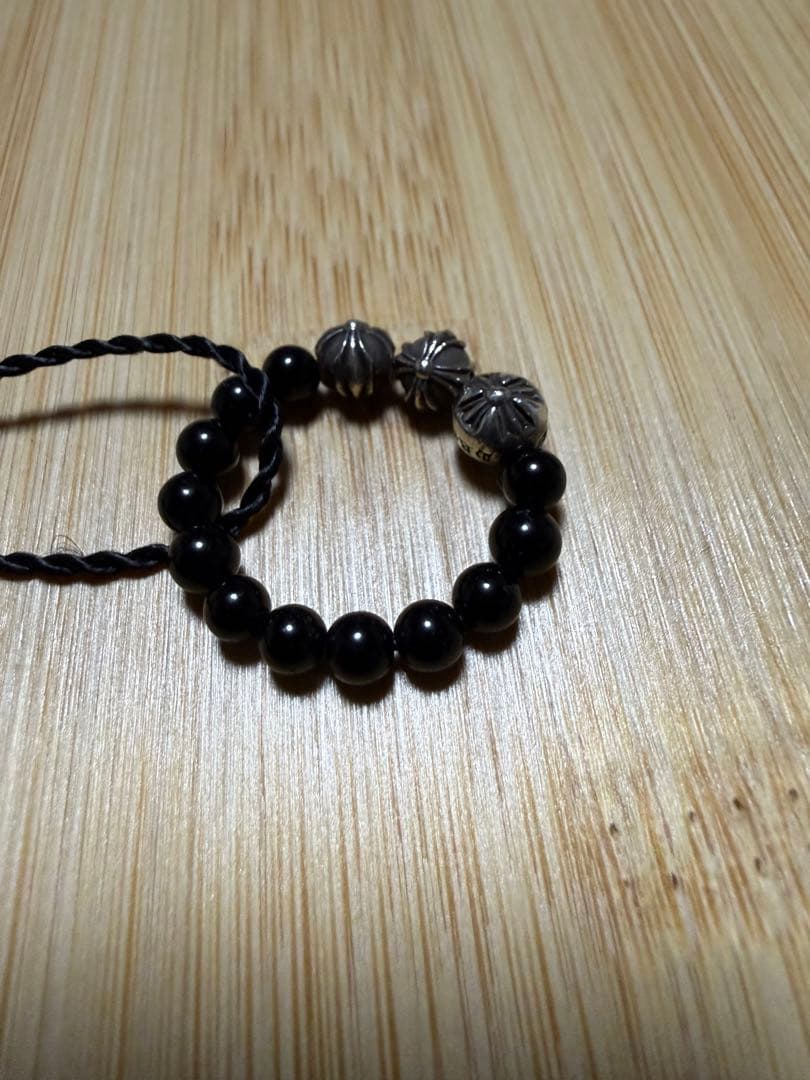 クロムハーツ　ビーズ　リング　インボイス付属　鑑定済み