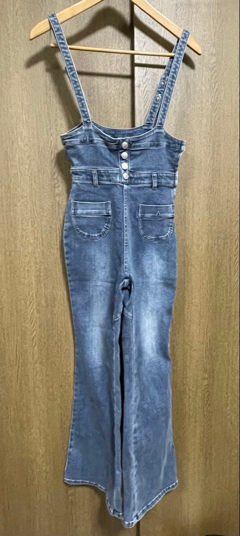 限定 ANDMARY Heart hip denim allinone 値下げ