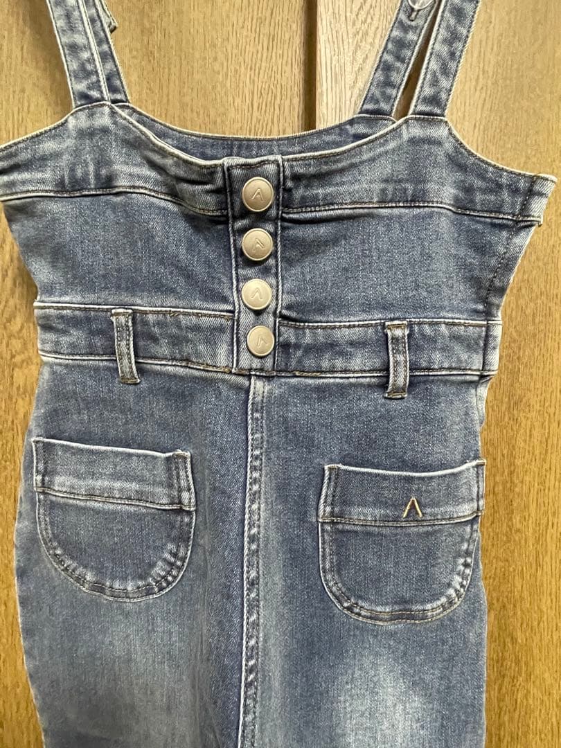 限定 ANDMARY Heart hip denim allinone 値下げ