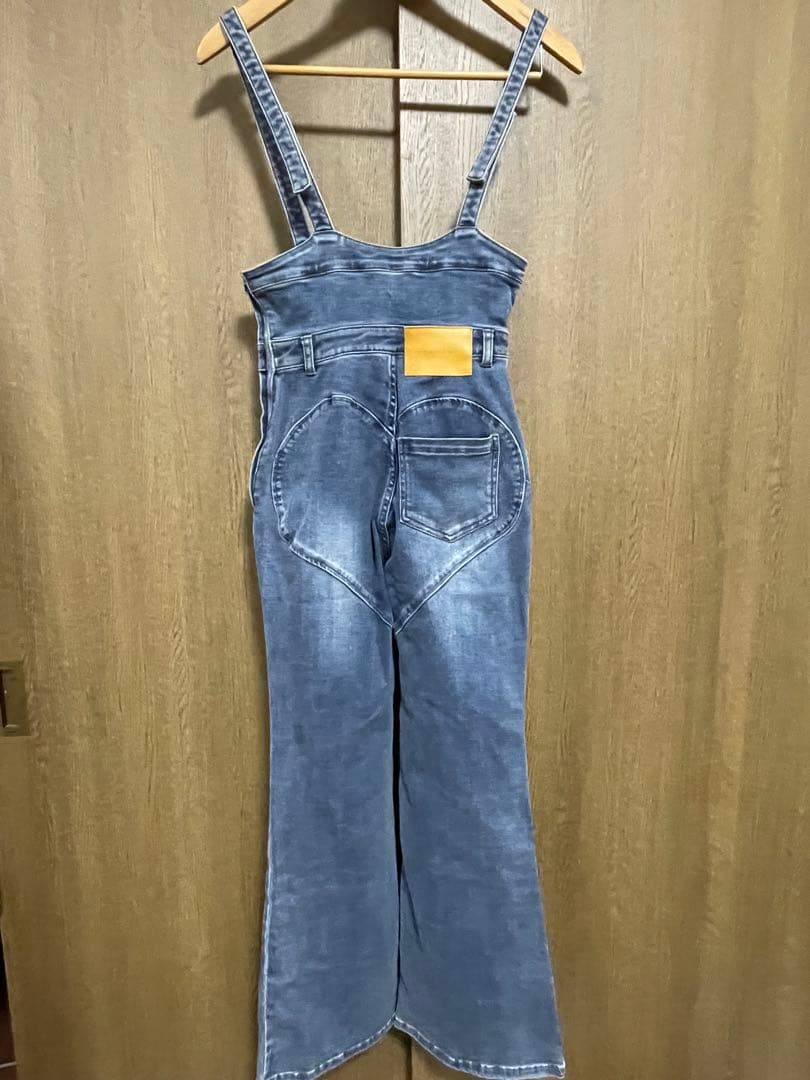 限定 ANDMARY Heart hip denim allinone 値下げ