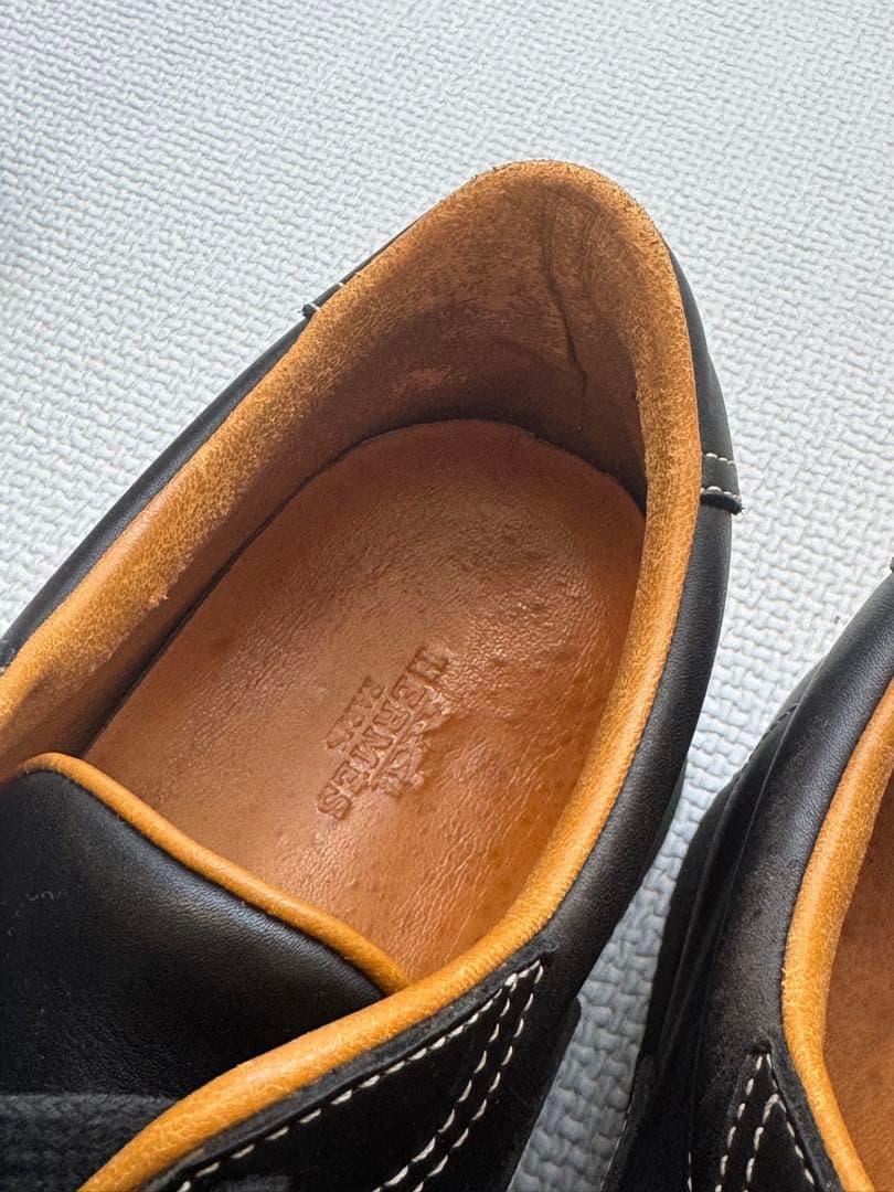 HERMES エルメス　42 ブラック　保存袋付き