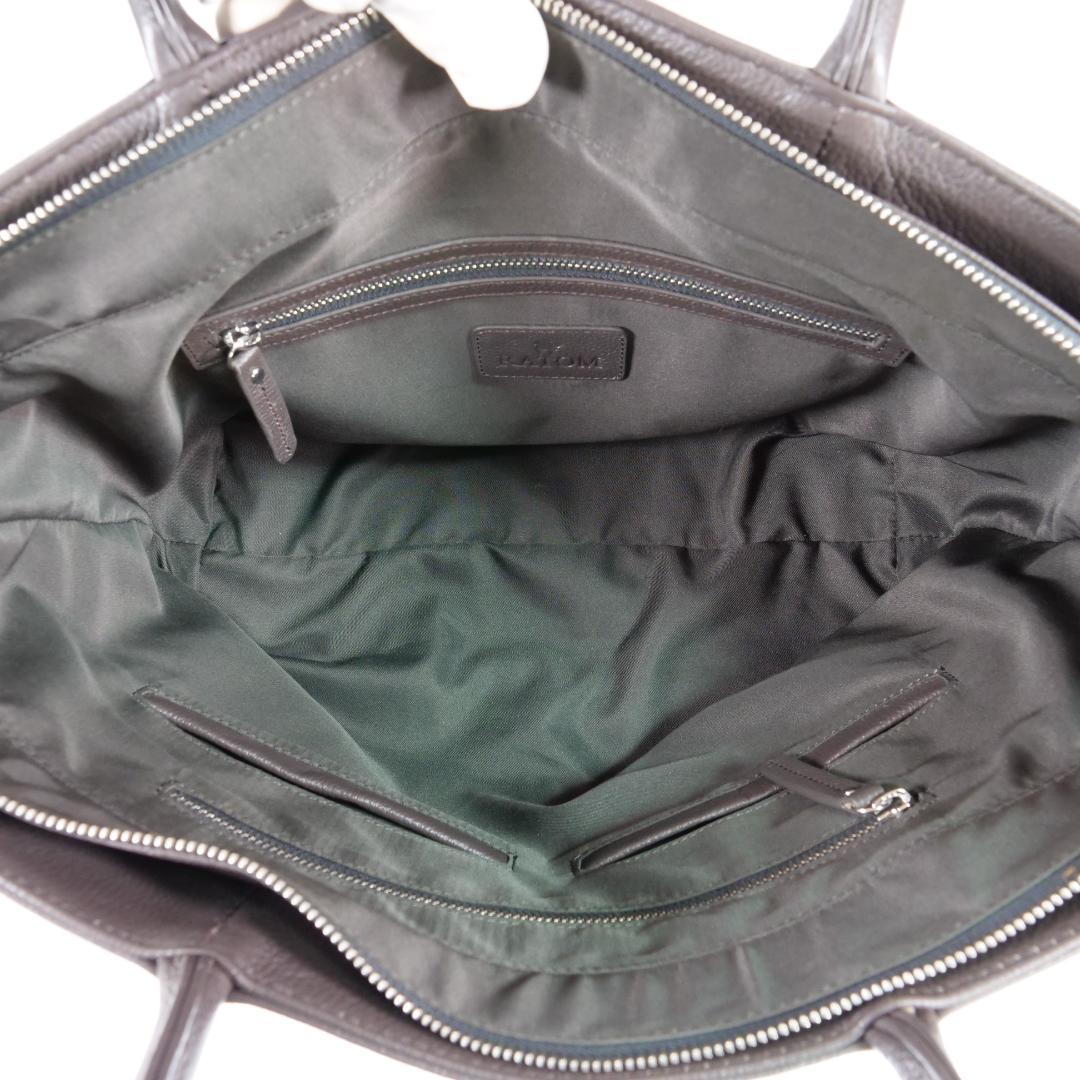 極美品✨ ラトム RATOM トートバッグ 最上位モデル オールレザー A4可