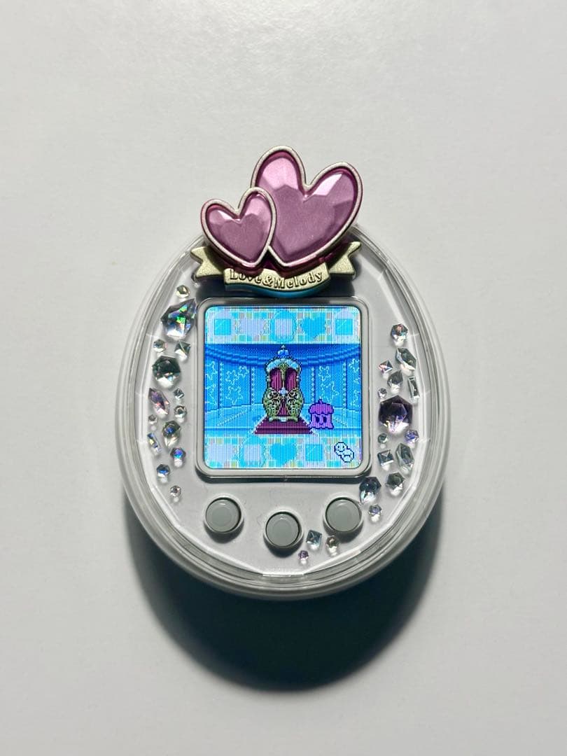 【動作確認済】Tamagotchi P'sホワイトたまデコピアスラブメロver.