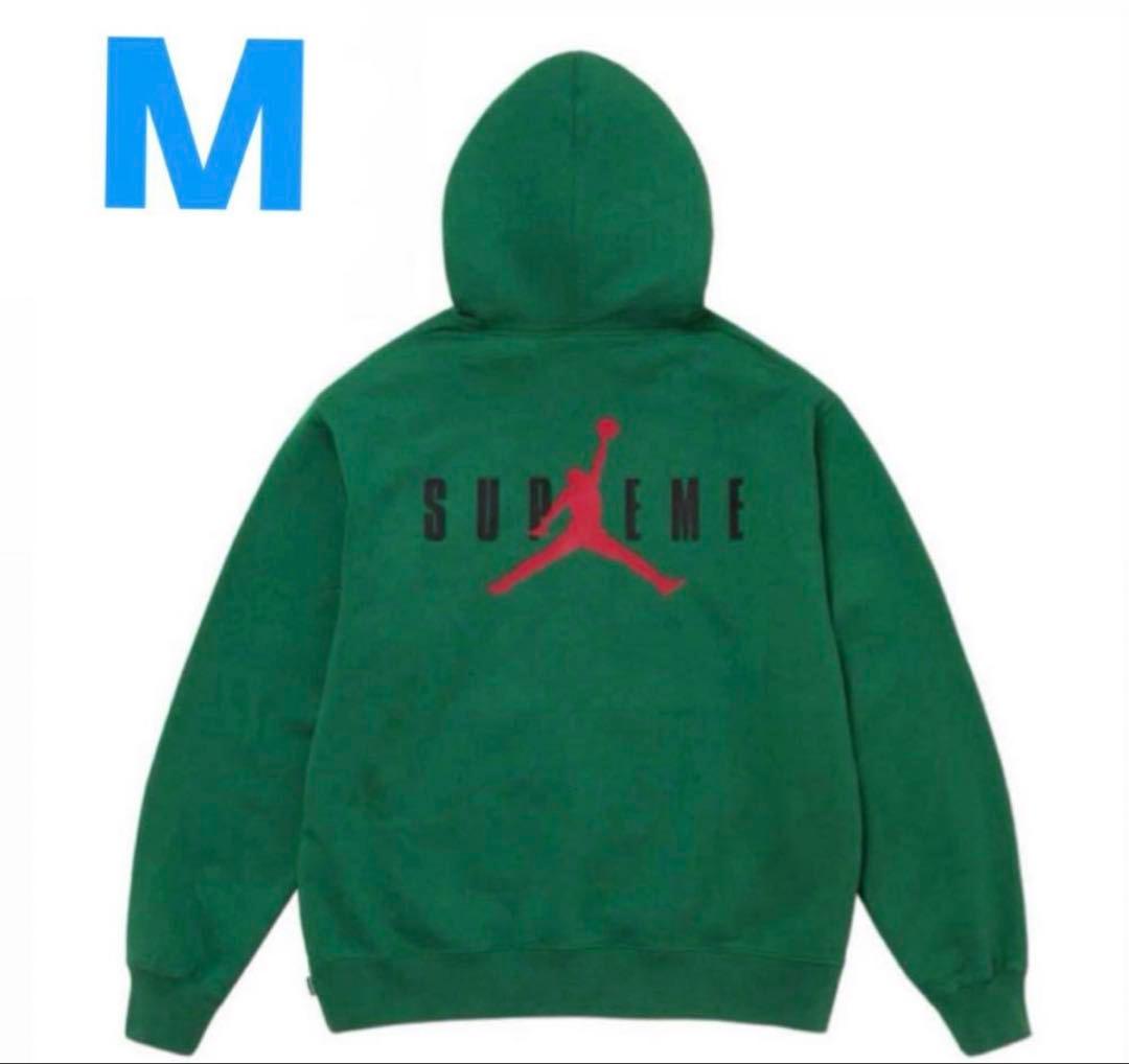 SUPREME JORDAN ロゴ パーカー M