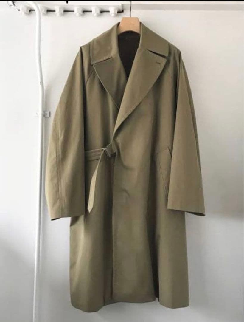 と*ん様 comoli コットンギャバジン タイロッケンコート 　サイズ1