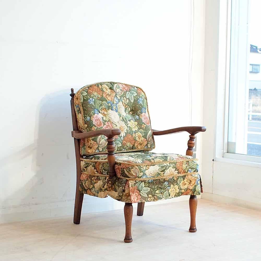 オークショップ 豊田たんす 1人掛けソファ A アームチェア ZR24359