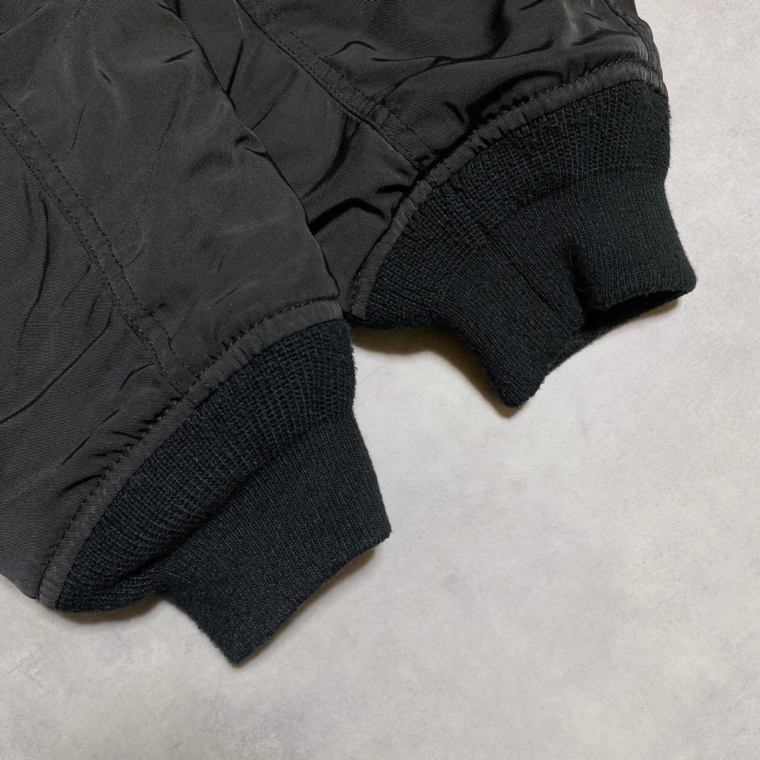 archive MOUSSY N2B フライトミリタリージャケット ブラック M