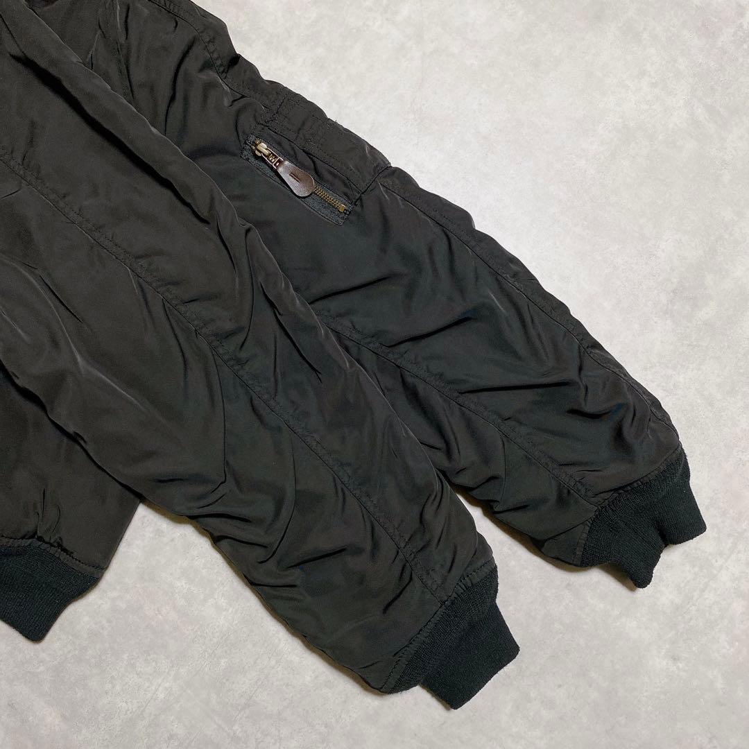 archive MOUSSY N2B フライトミリタリージャケット ブラック M