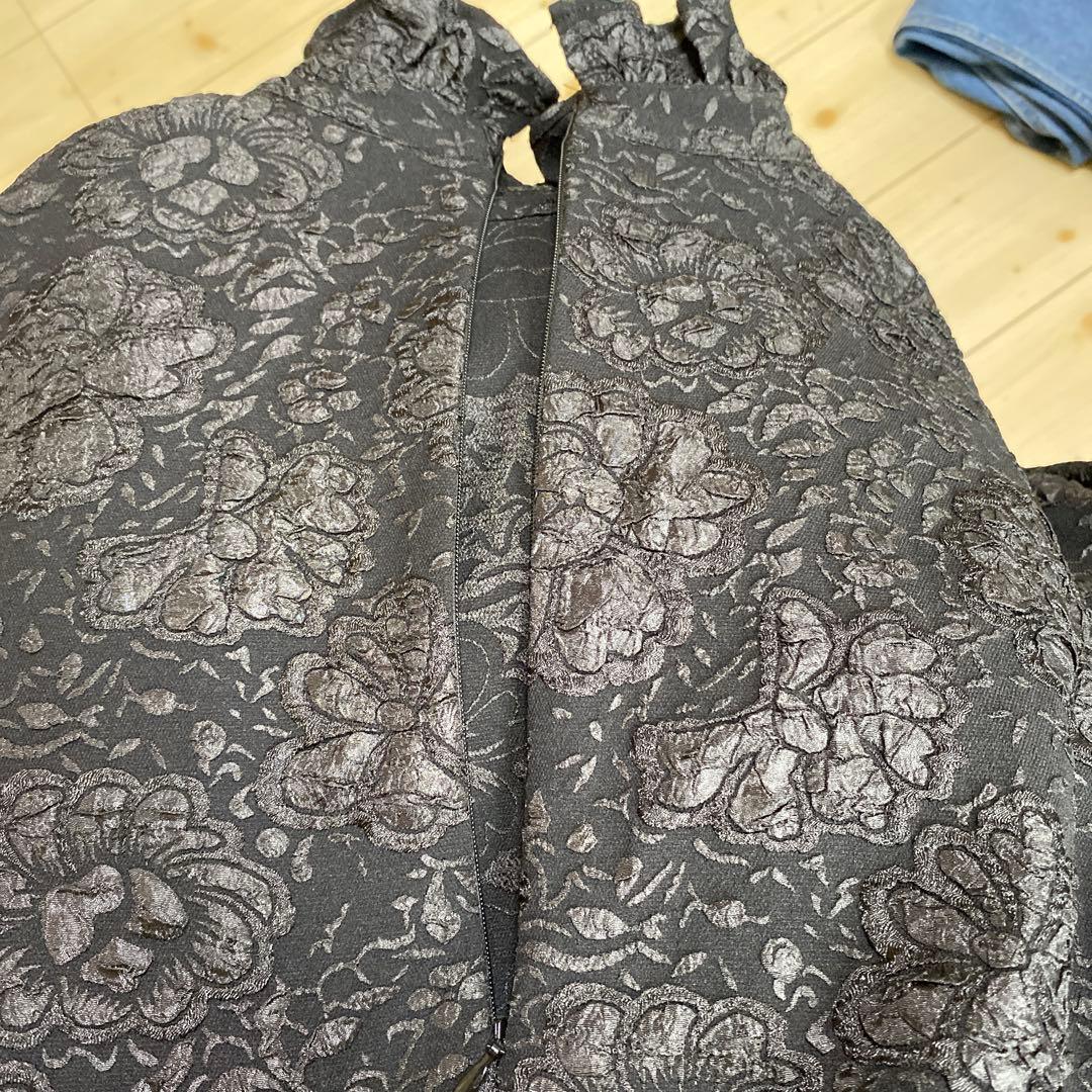 perna ブラックワンピース S/XS